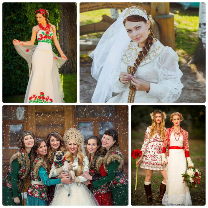 Русская свадьба: стиль оформления и фото