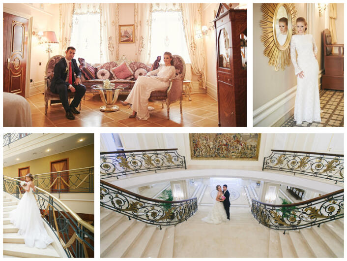 Свадебная фотосессия в отелях Санкт-Петербурга