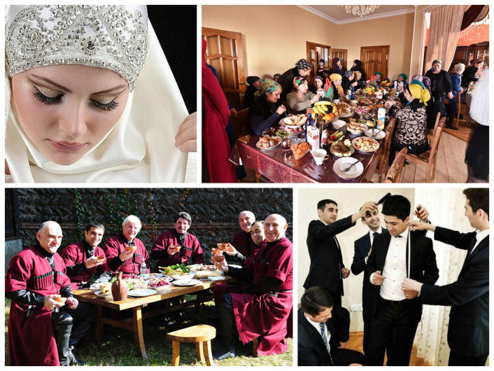 свадебные традиции на кавказе фото