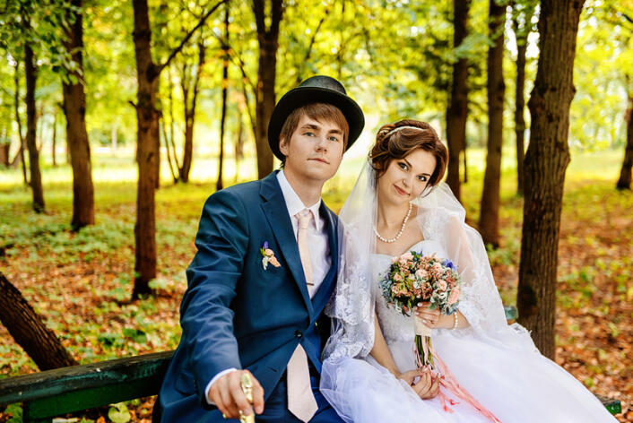 свадьба осенью фото гостей