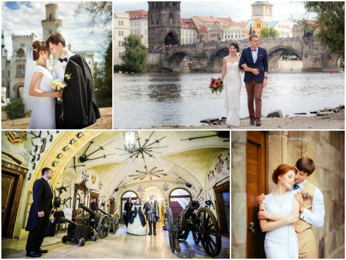 Символическая свадьба в Праге