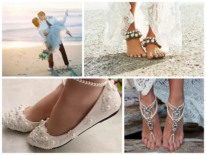свадьба на пляже обувь для свадьбы на пляже
