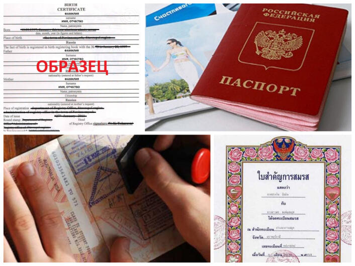 свадьба в таиланде документы