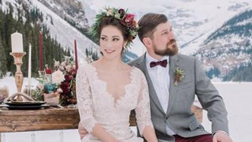 Где фотографироваться на свадьбу зимой