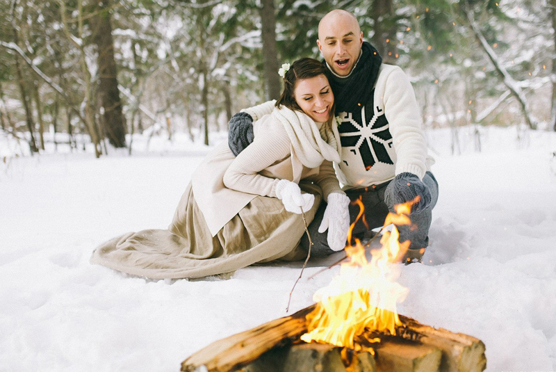 свадьба зимой спб фото